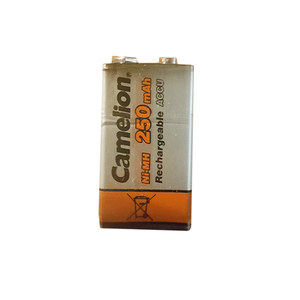 Oppladningsbart 9V batteri - 9V 250mAh