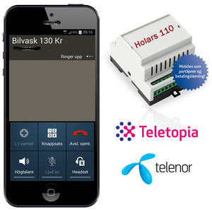 GSM-portåpner - Ta betalt med Holars 120 (Vexler 230V)